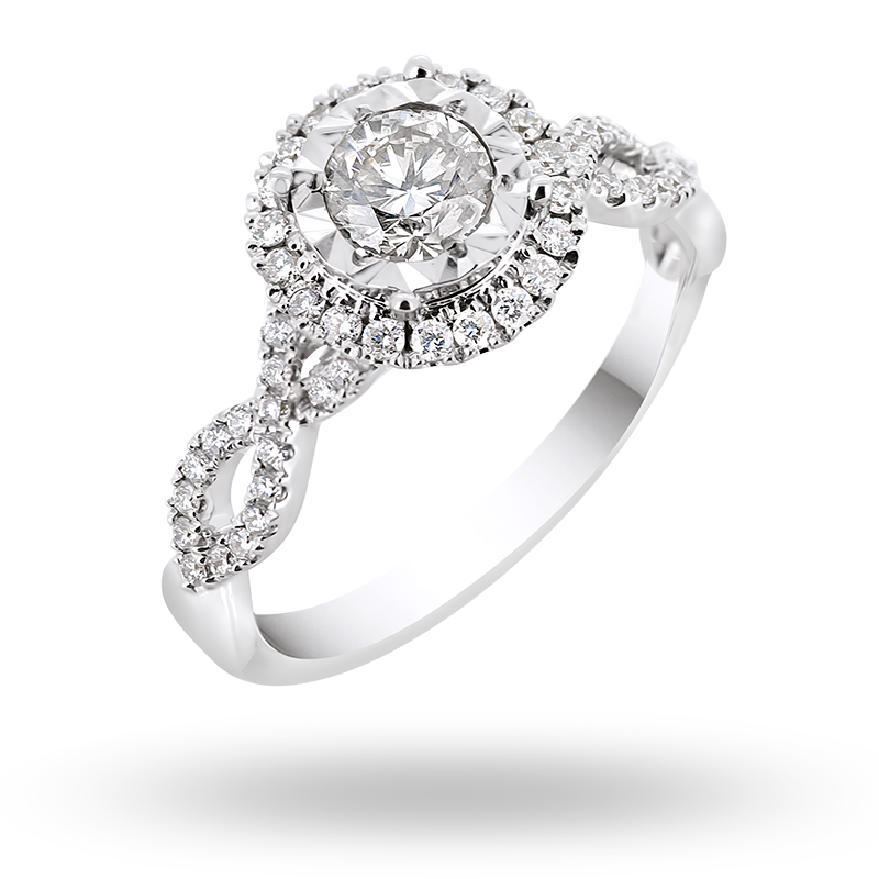 White gold Diamond Ring