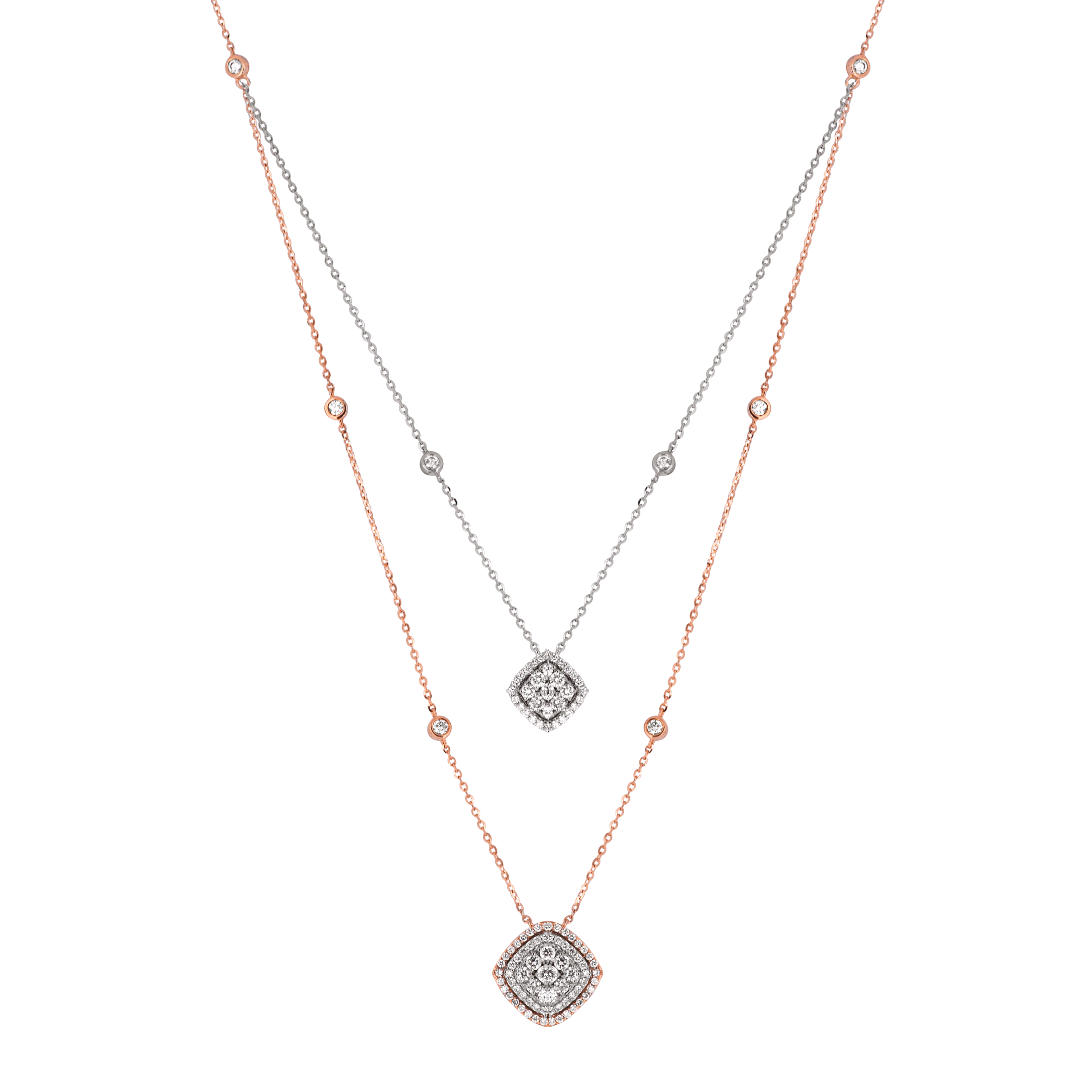 Pave set Diamond Necklace (SOLD)