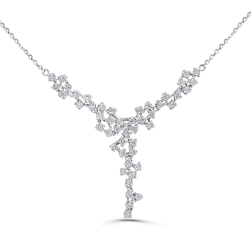 White Gold Diamond Necklace