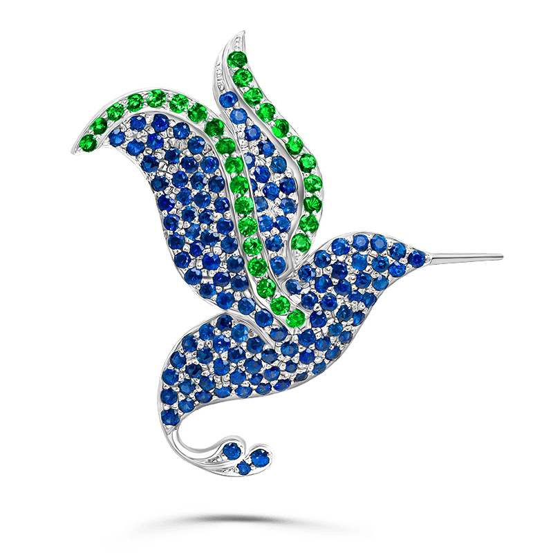 Vintage Hummingbird Brooch