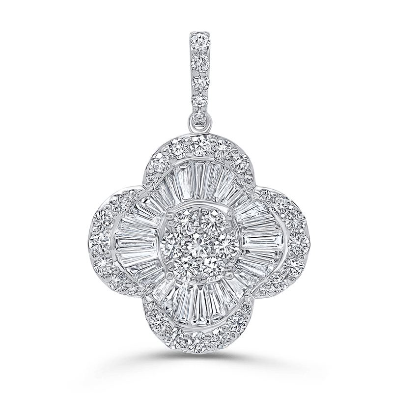 White Gold Diamond Pendant