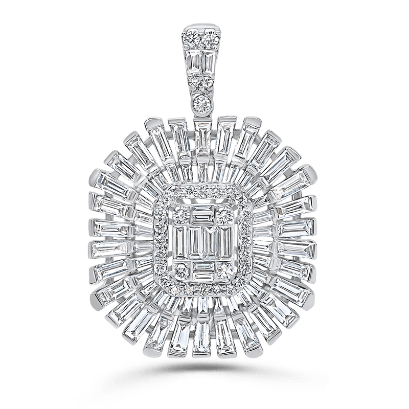 White Gold Diamond Pendant