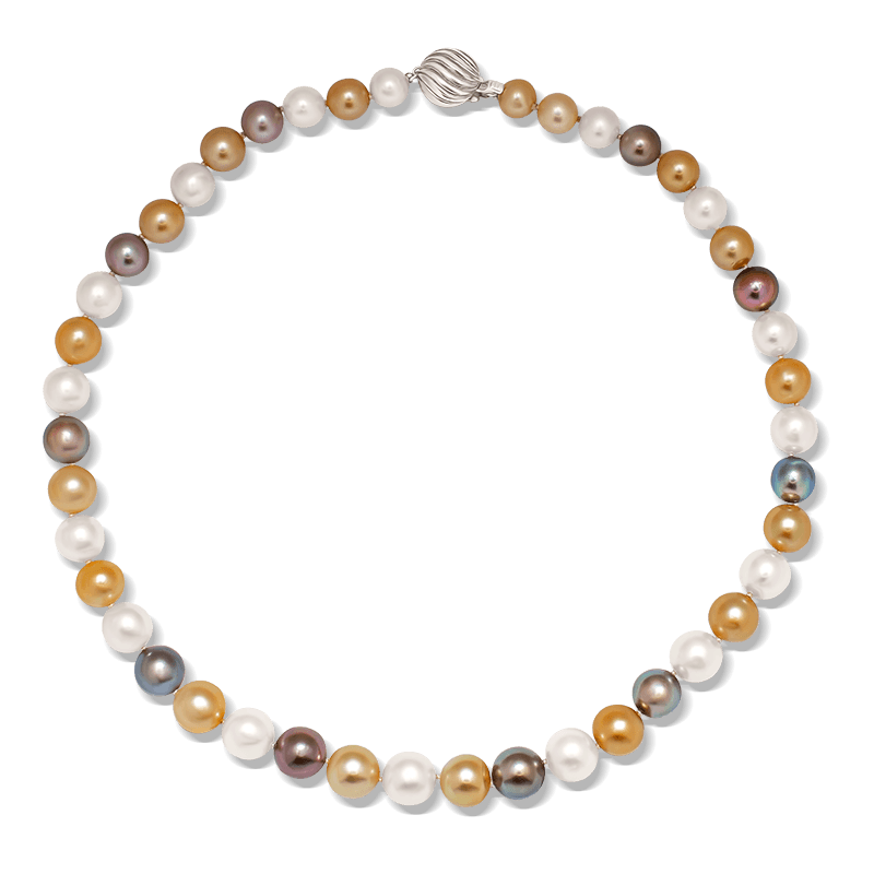 Multi Coloured Pearl Strand